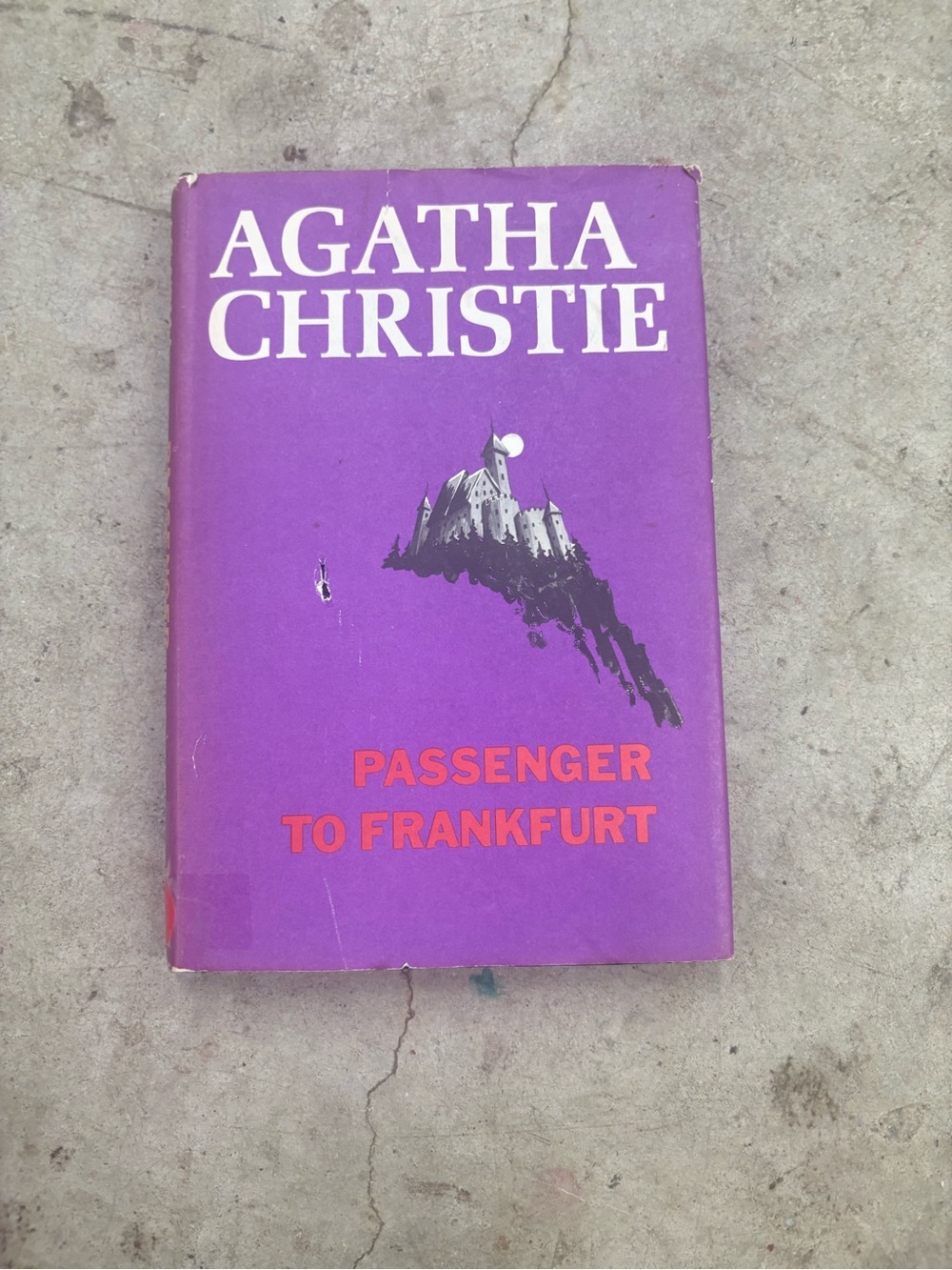 Vintage Agatha Christie Passenger to Frankfurt Hardcover D/J Dodd Mead 1970